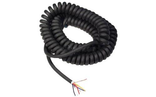 MC300 Microphone Coiled Cord 15'