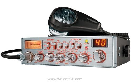 Uniden PC78ELITE Illuminated CB Radio W. SWR Meter and Weather