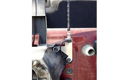 ALUMINUM SPARE TIRE ANTENNA MOUNT FOR 2007+ JEEPS