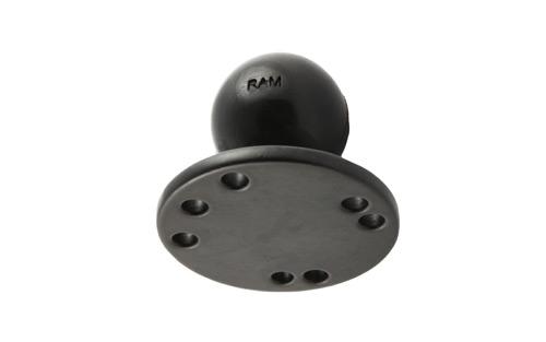 RAM 2.5in Round Base with the AMPs Hole Pattern and 1.5in Ball