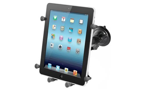 RAM RAM-B-166-UN9U Twist Lock Suction Cup Mount with X-Grip III Holder for Large Tablets