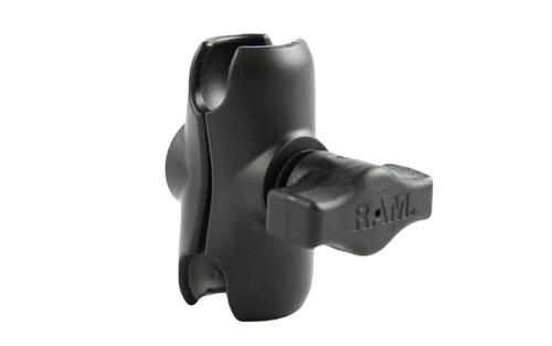 RAM-MOUNT Short Double Socket Arm for 1 in Ball Bases RAMB201UA