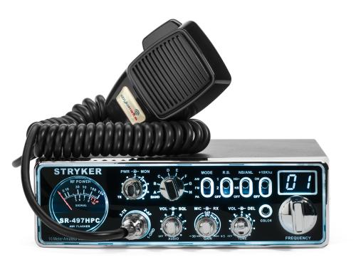 Stryker SR-497HP Loud 10 Meter Radio w/ Color Changing LEDs