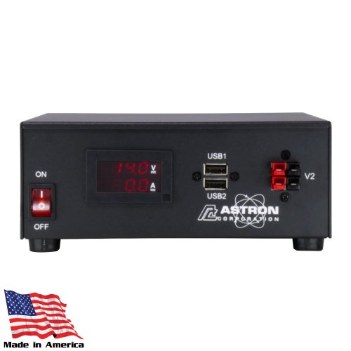 astron ss-50m-ap switching DC power supply with digital meters and anderson power poles (50 amp max)