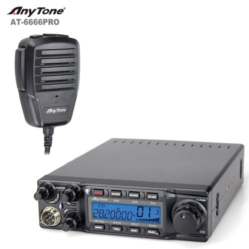 AnyTone AT-6666Pro 10 Meter Amateur Radio AM / FM / SSB / CW