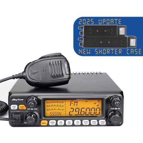 anytone at5555n-ii 10meter radio with new shorter case and 60 watts on AM compare to radioddity qt60