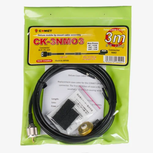 Packaging for the Comet CK-3NMO3 coaxial cable assembly with for NMO antennas - 3 meters