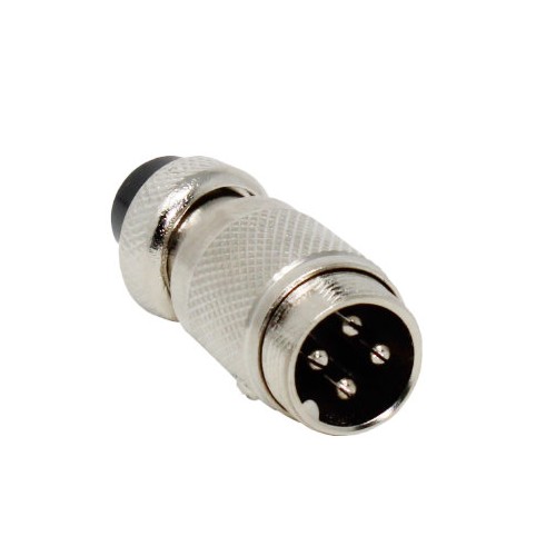 C4PDF6 6 Pin to 4 Pin Microphone Adapter for President and Uniden CB Radios