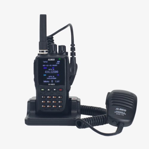 Alinco DJ-MD5XLT DMR Radio Package with Speaker Mic & Stubby Antenna