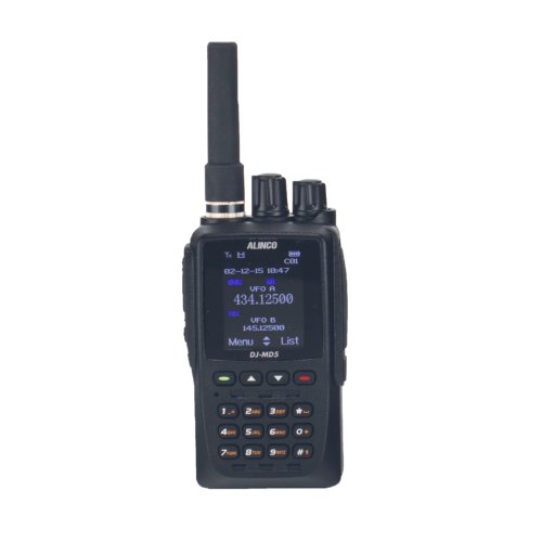 Alinco DJ-MD5XLT DMR Dual Band HT Radio Package with REM-420UV Stubby Antenna