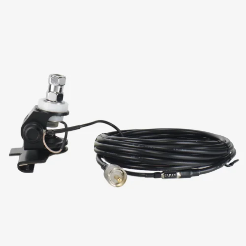 Comet trunk / lip mount and cable for 3/8x24 CB radio and ham antennas