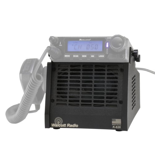 K-626 Base Unit for Midland MXT500 GMRS Radios | DC power supply, radio stand, and speaker all in one
