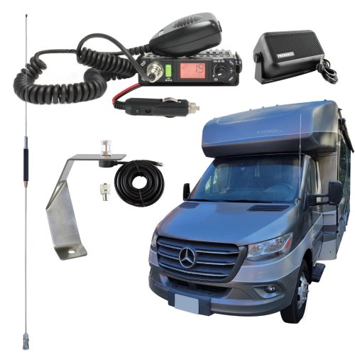 complete CB radio system for mercedes benz sprinters