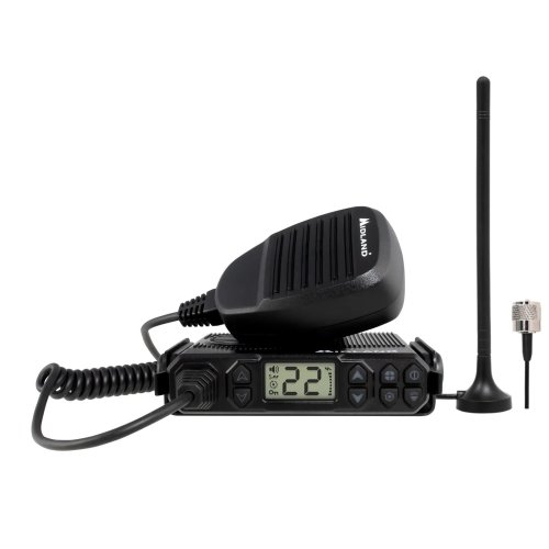 Midand MXT105 compact GMRS radio with magnetic antenna