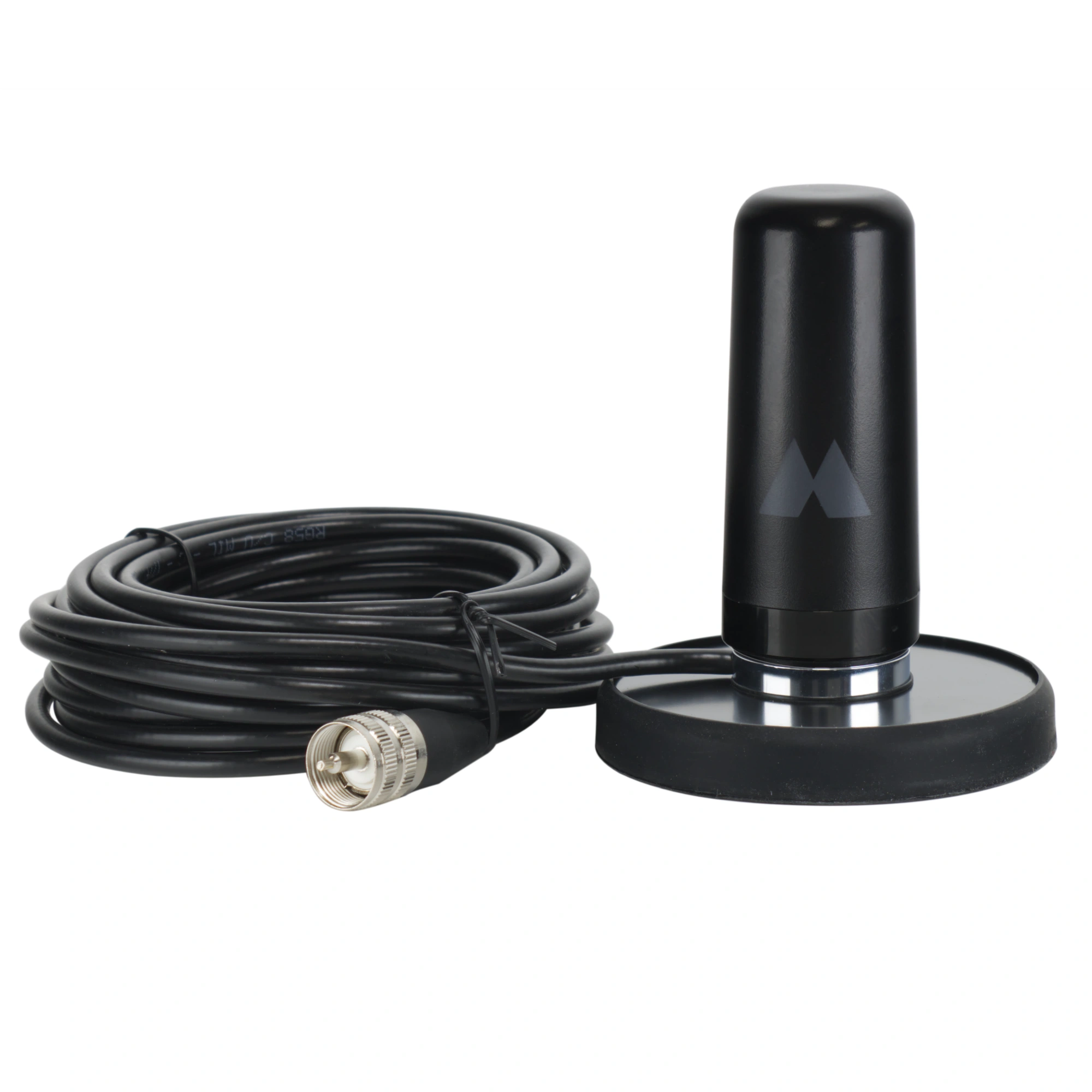 low profile GMRS antenna system with Midland MXTA25 and MXTA12 magnetic antenna mount and cable