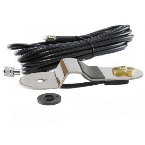 hood / fender mount and cable with NMO antenna connection