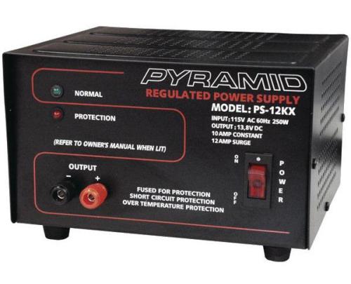 12 Amp 12V AC to DC Power Supply - Pyramid PS12KX