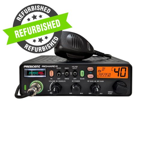 Refurbished President Richard II 10 Meter Radio With AM / FM Modes and Noise Reduction Circuit