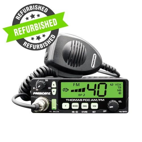 Refurbished President Thomas AM FM CB Radio
