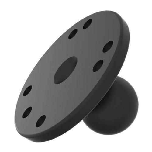 ram-b-202u Ram Mount bottom view Round base for 1 inch ball