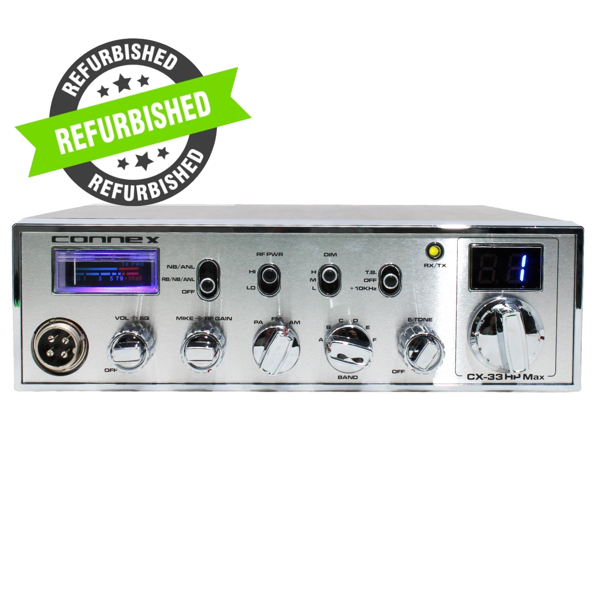 Refurbished Connex 33HP MAX High Powered 10 Meter Amateur Radio w Echo