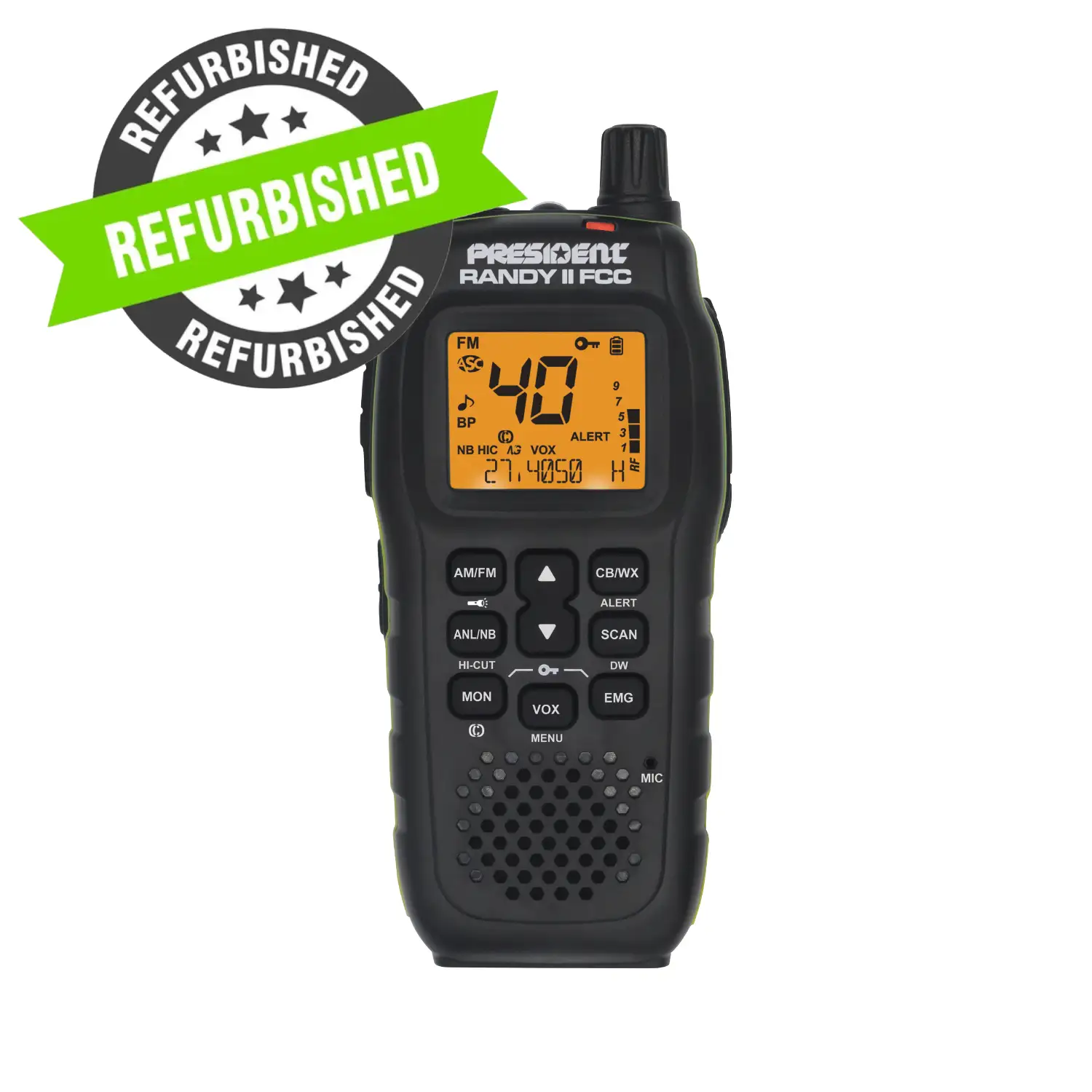 REFURBISHED - RANDY II FCC FM  Handheld CB Radio