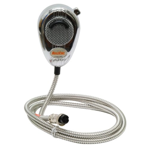 Roadking RK56CHSS Noise Canceling CB Mic w Chrome Case and Cord
