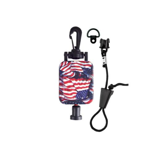 RT2-4212 Stars and Stripes Hammerhead Gearkeeper CB Microphone Retractor