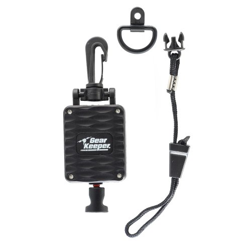 RT4A-4112-B Black Aluminum Gearkeeper Microphone Retractor