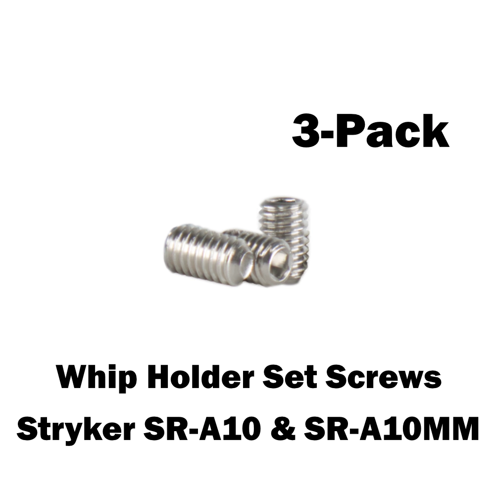 3 pack of stainless steel set screws for Stryker SR-A10 CB antennas