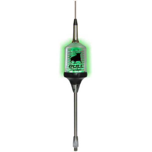 Sirio Bull Trucker BT5000 5,000 Watt CB Radio Antenna Lights Up Green When You Talk