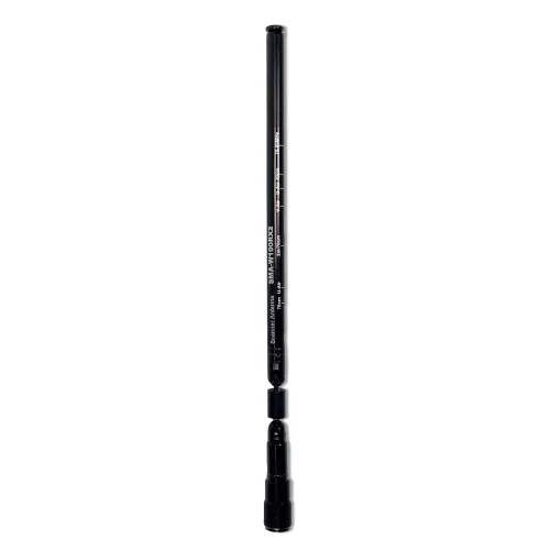 Comet SMA-W100RX telescopic scanner antenna shown collapsed to 8 inches long