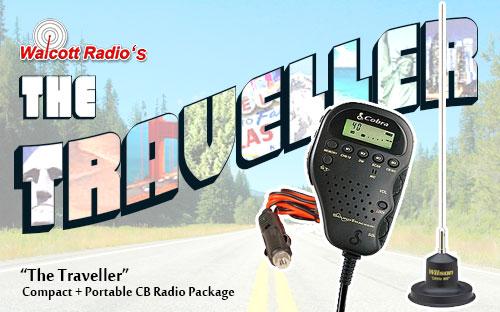 Traveller CB Radio and Antenna Package for Road Trips and Commuting