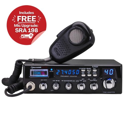 Texas Ranger TRE936FFB CB Radio with SWR Meter and Talkback