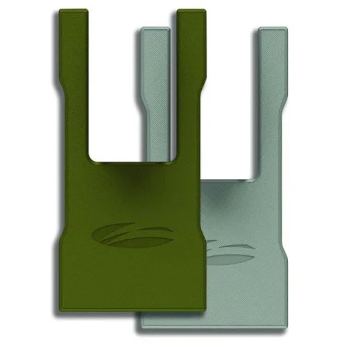 Green and Gray inserts for the back cover on the TRX1 digital police scanner