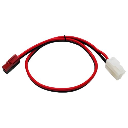 18 12 volt power adapter with Anderson powerpole connections and a T-style connector found on some Stryker, Anytone, and Icom radios