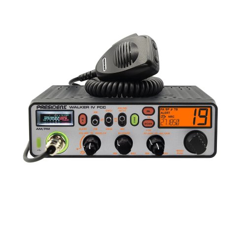 President Walker IV CB radio with faceplate glow mode