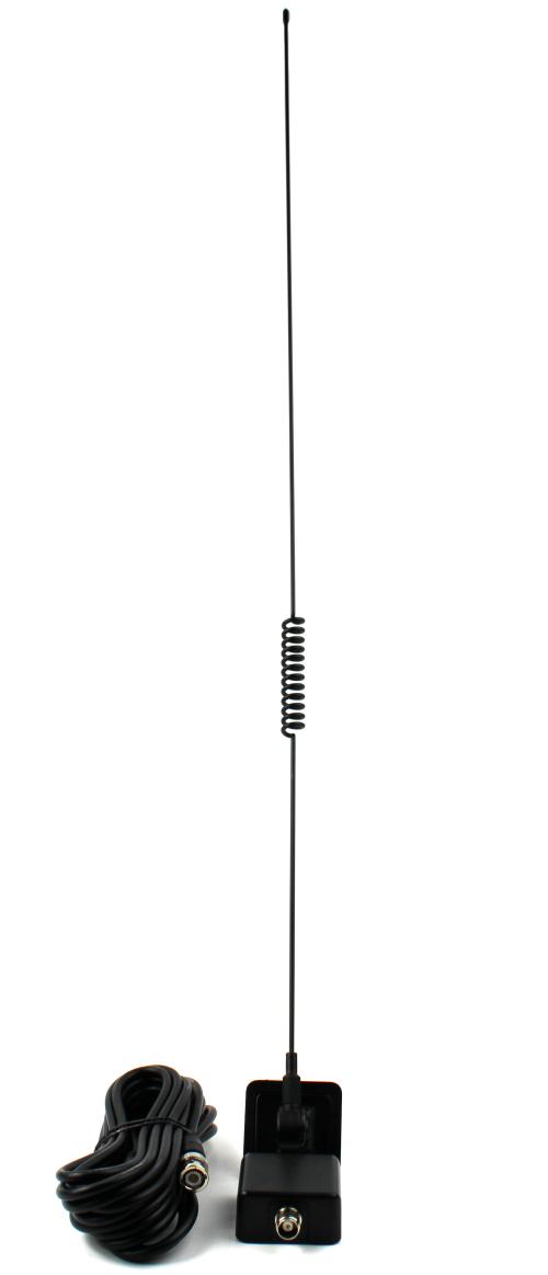 On-Glass All-Band Police Scanner Antenna with 17 ft Coax Cable