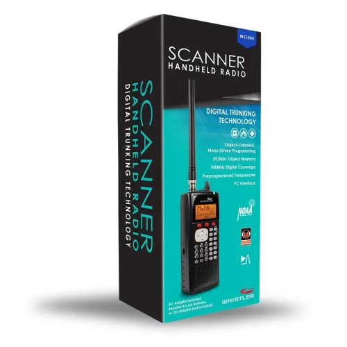 Whistler WS1040 Digital Police Scanner Display Box