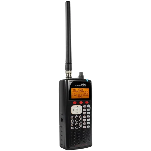 Whistler WS1040 handheld Police Scanner with attached BNC antenna